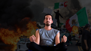 Read more about the article LA Riots Got You Scared? An Honest Guide to Finding Your Center When the World is in Chaos