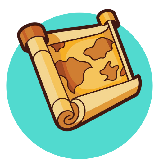 Icon representing 'The Edge of the Map': a personal journey and documentary about pushing physical and mental boundaries to find meaning.